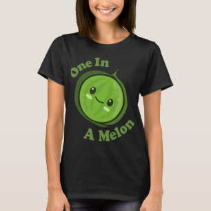 Kawaii Cute Watermelon One In A Melon Funny Fruit  T-Shirt