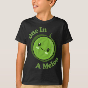 Kawaii Cute Watermelon One In A Melon Funny Fruit T-Shirt