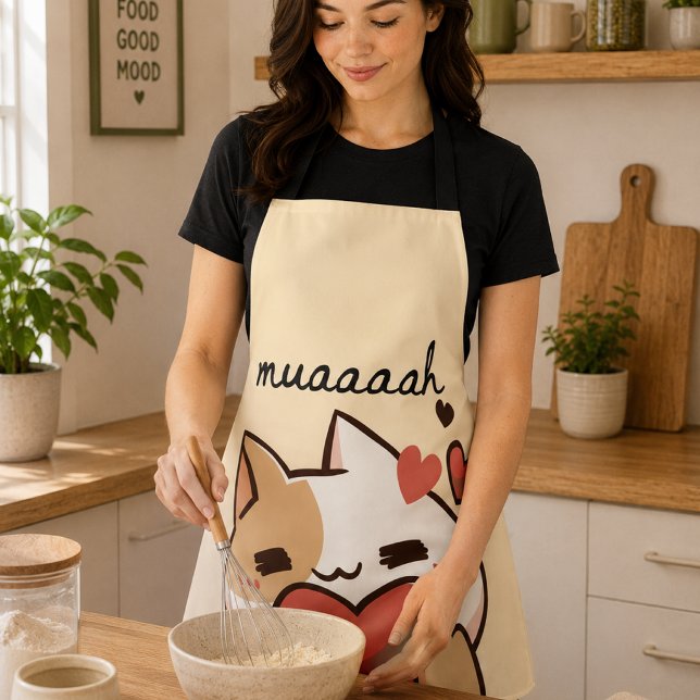 Kawaii Cutie Cat Mauh Apron (Creator Uploaded)