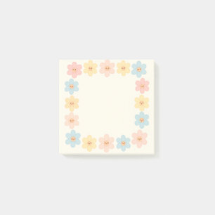 Kawaii Daisy Border Sticky Notes – Post It Notes