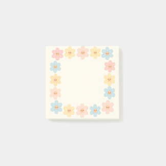 Kawaii Daisy Border Sticky Notes – Post It Notes