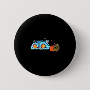Kawaii Demon Cat Funny Anime Otaku Japanese 2 Inch Round Button