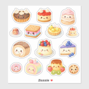 Kawaii Desserts Vinyl Stickers