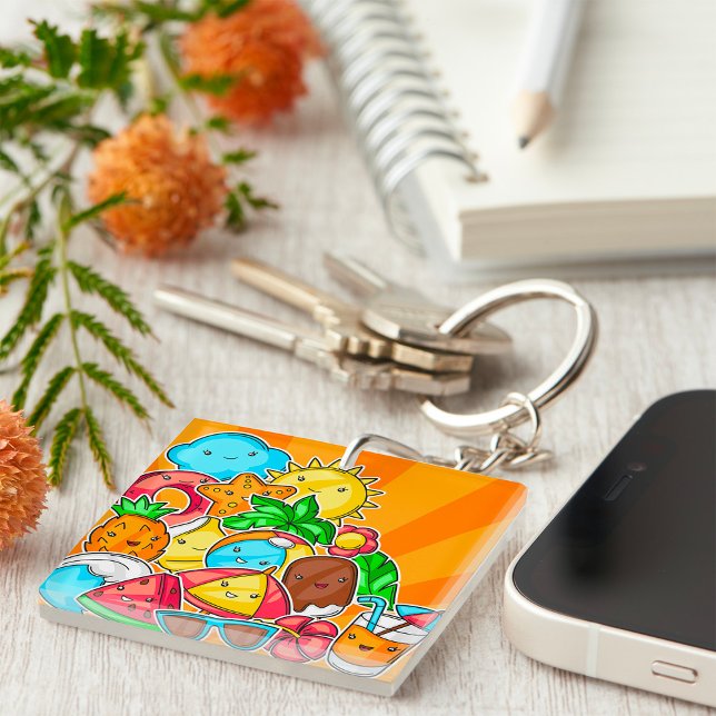 Kawaii Dessins Été Plage et Tropical (Créateur téléchargé)