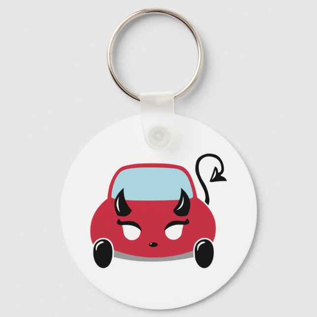 Kawaii Devil Car Keychain (Front)