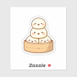 Kawaii Dim Sum Bamboo Steamer Dumplings