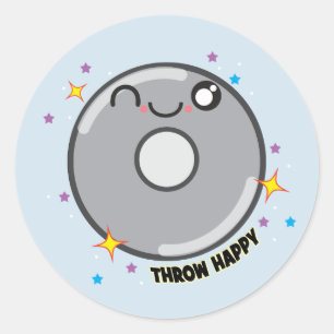 Kawaii Discus Thrower Stickers Gift
