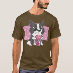 Kawaii Dog Boba Tea Bubble Tea Anime Kawaii Neko G T-Shirt