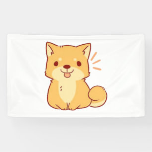 Kawaii dog Shiba   Banner