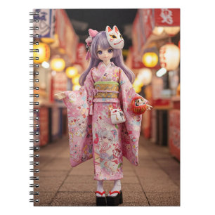 Kawaii Doll in Kimono by Natasha Us Notebook