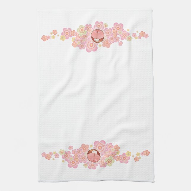 Kawaii Doll Kitchen Towel (Vertical)