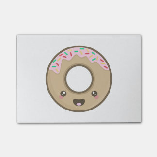 Kawaii doughnut post-it notes