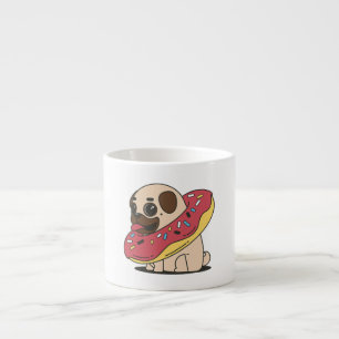 Kawaii Doughnut Pug Dog Mug Gift   Gift For Lover