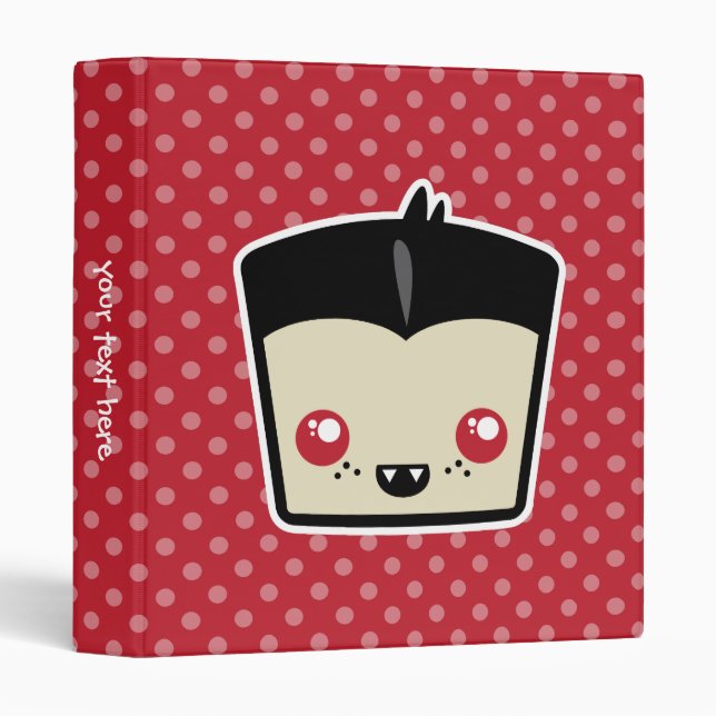 Kawaii Dracula Binder (Front/Spine)