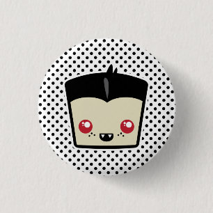 Kawaii Dracula Button