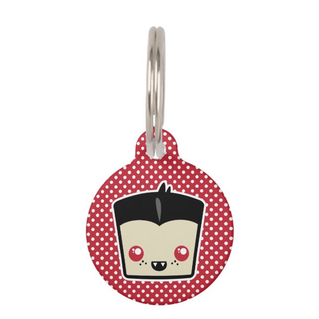 Kawaii Dracula Dog Tag (Front)