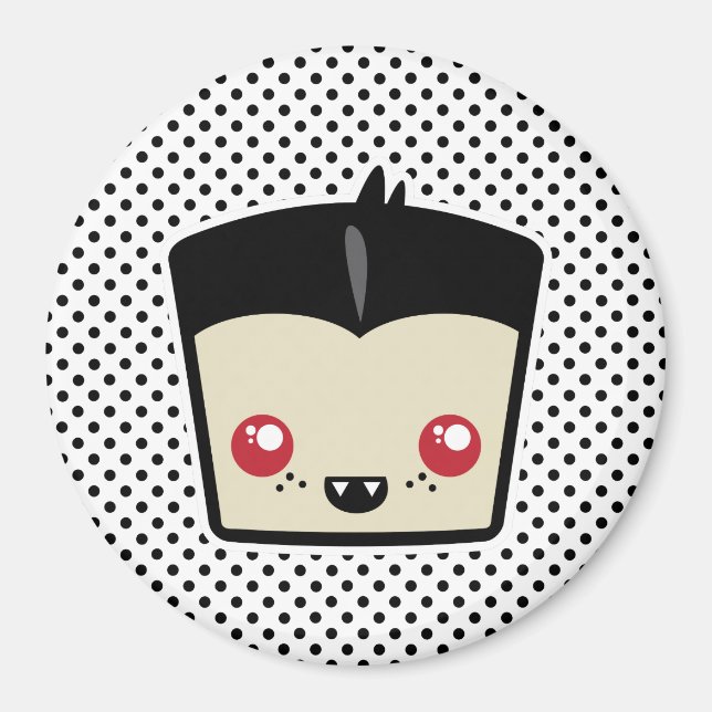 Kawaii Dracula Magnet (Front)