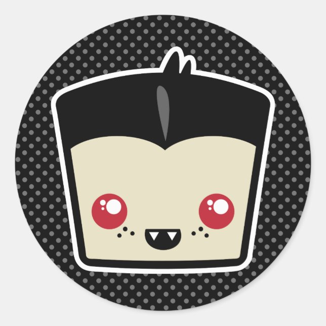Kawaii Dracula Stickers (Front)