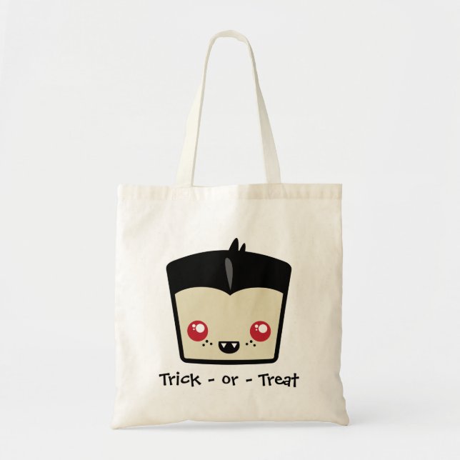 Kawaii Dracula Tote Bag (Front)