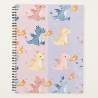 Kawaii Dragon Aesthetic Planner | Pastel Cute Drag