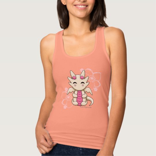 Kawaii Dragon Women's Racerback Tank Top