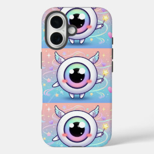 Kawaii Evil Eye with Magical Aura iPhone 16 Case