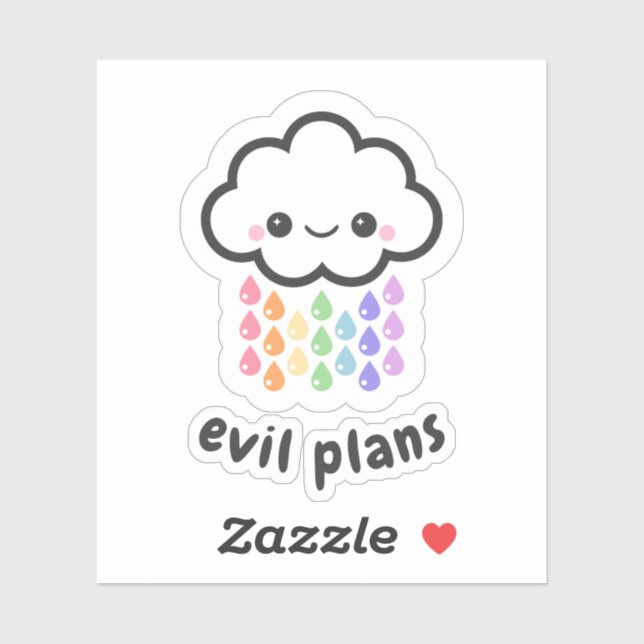 Kawaii Evil Plans Cloud (Sheet)