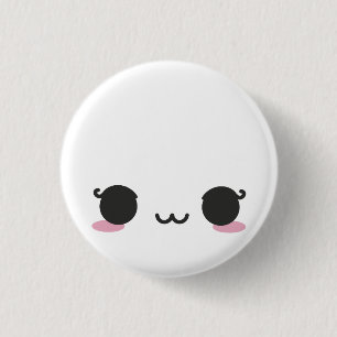 Kawaii Faces 1 Inch Round Button