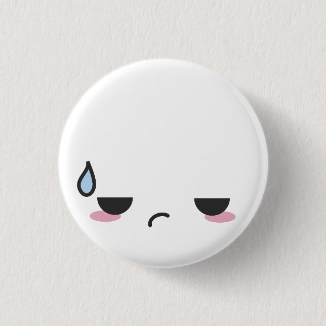 Kawaii Faces 1 Inch Round Button (Front)
