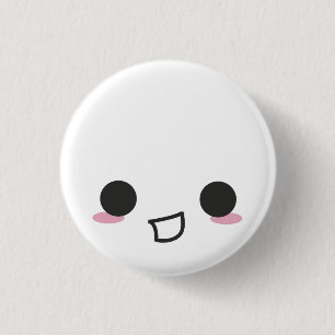 Kawaii Faces 1 Inch Round Button