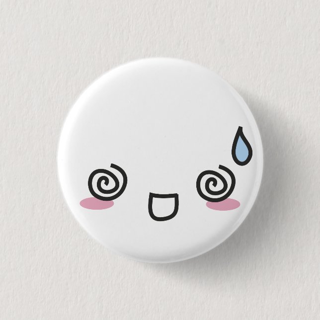 Kawaii Faces 1 Inch Round Button (Front)