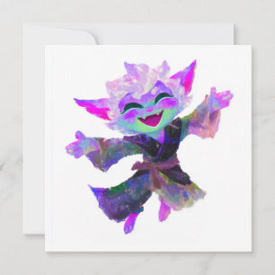 Kawaii Fantasy Birthday Celebration Invitation