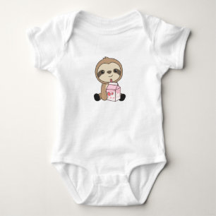 Kawaii Fault Retro Japanese Strawberry Milkshake Baby Bodysuit