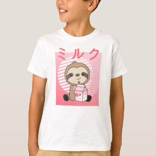 Kawaii Fault Retro Japanese Strawberry Milkshake T-Shirt