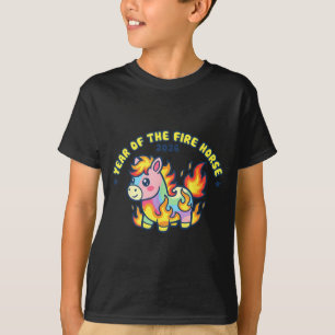 Kawaii Fire Horse Shirt - Year Of The Fire Horse 2