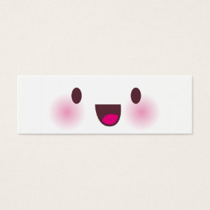 Kawaii font face au signet