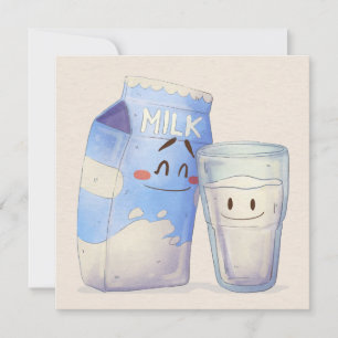 Kawaii Food Holiday Card