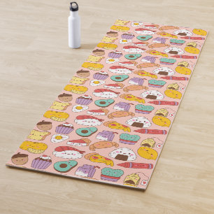 Kawaii Food Yoga Mat