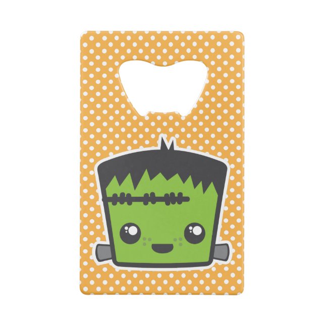 Kawaii Frankenstein Bottle Opener Credit Card Bottle Opener (Back)