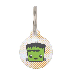 Kawaii Frankenstein Dog Tag