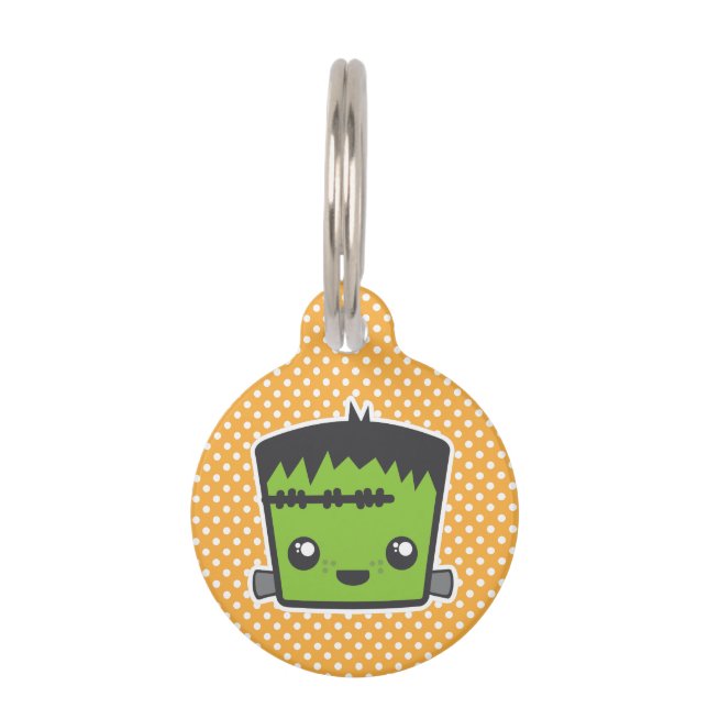 Kawaii Frankenstein Dog Tag (Front)