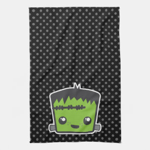 Kawaii Frankenstein Kitchen Towel