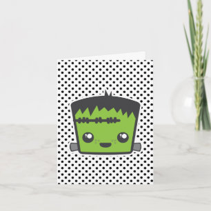 Kawaii Frankenstein Note Card