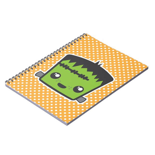 Kawaii Frankenstein Notebook (Left Side)