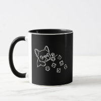Kawaii French Bulldog Tabletop RPG Dice Roller 