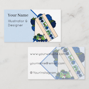 Kawaii Frog Blackberry Fruit Sandwich Sando Business Card