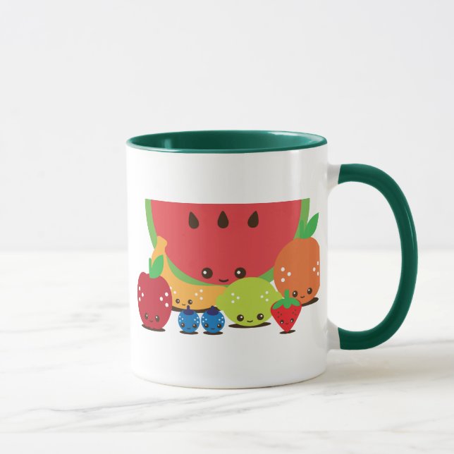 Kawaii Fruit Group Mug (Right)