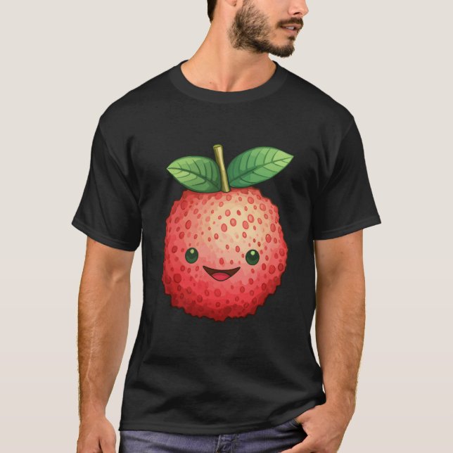 Kawaii Fruits Kawaii Lychee T-Shirt (Front)