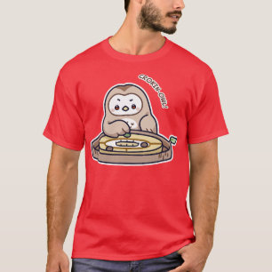 Kawaii Games Crokinole Owl T-Shirt