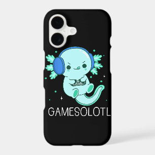 Kawaii Gamesolotl Axolotl Gamer